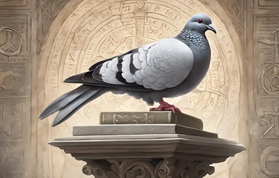 pigeons symbolize peace offering