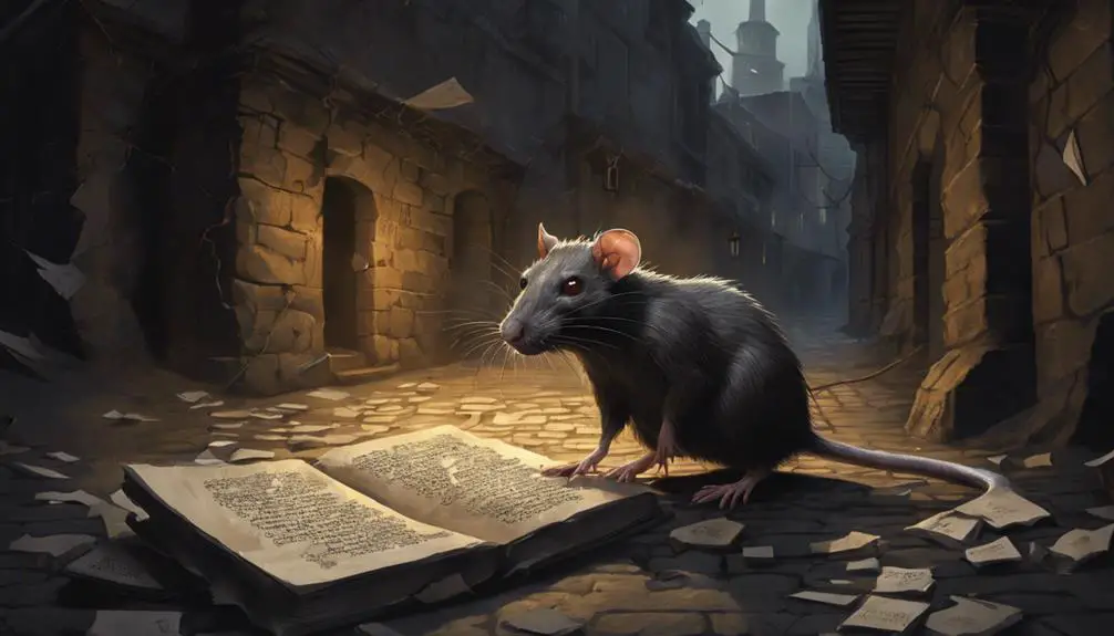 rats spreading disease metaphor