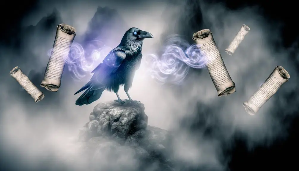 ravens symbolize divine messages