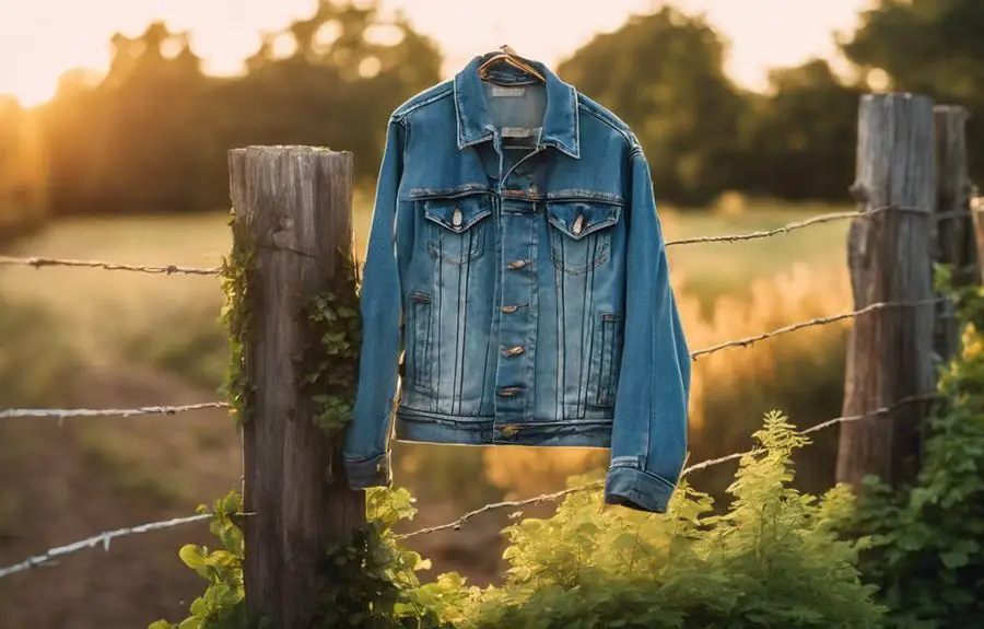 religious themed denim jacket fashion