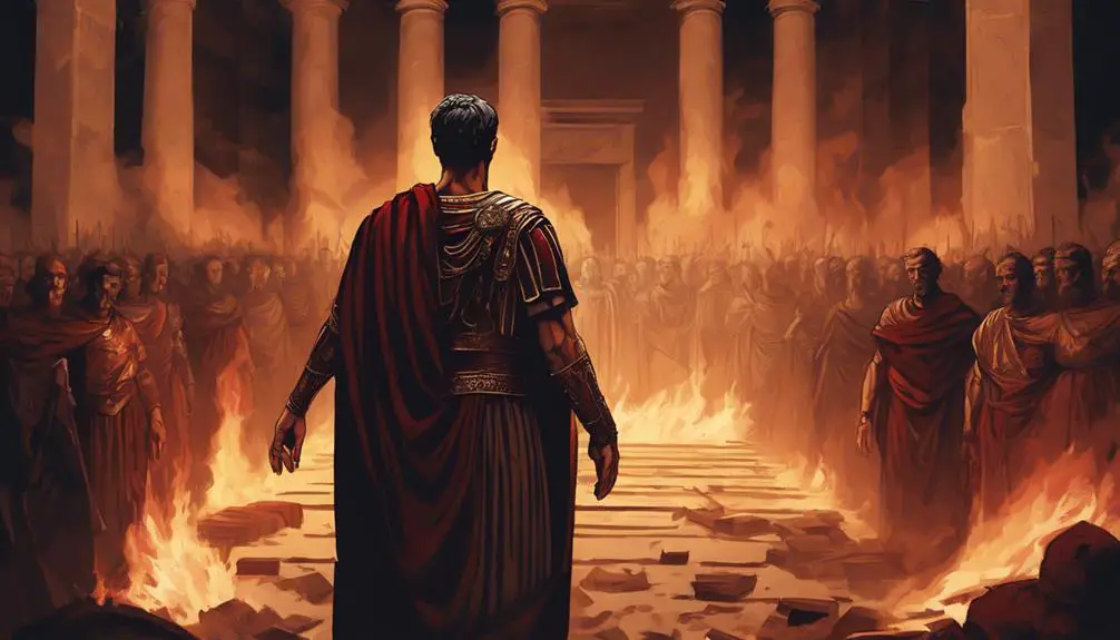 roman emperor targets christians