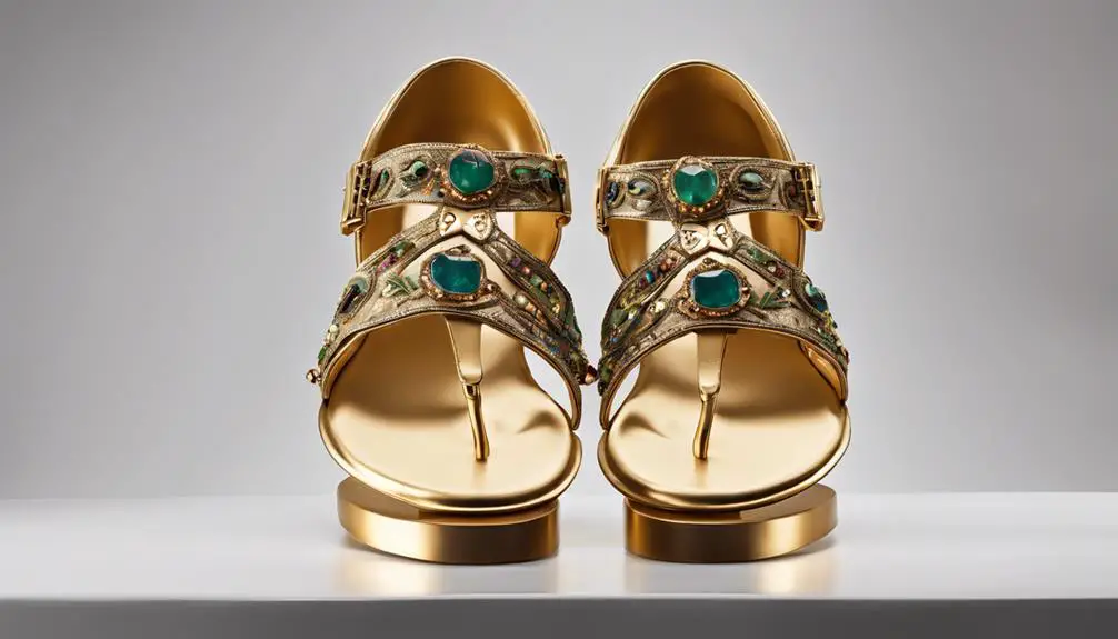 royal sandals for deities