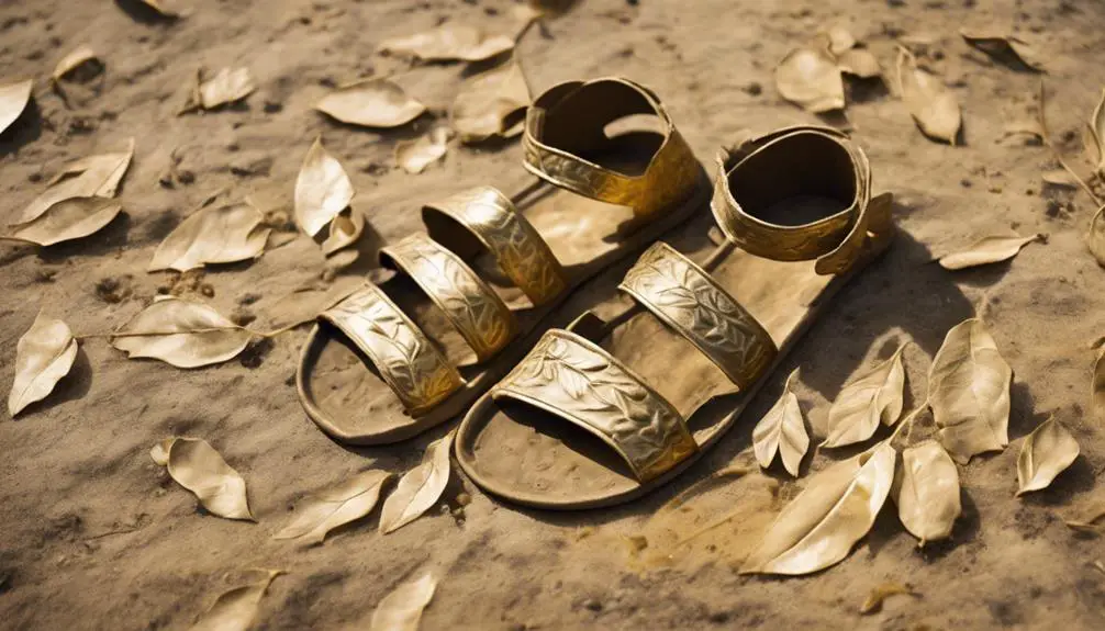 sandal symbolism in bible