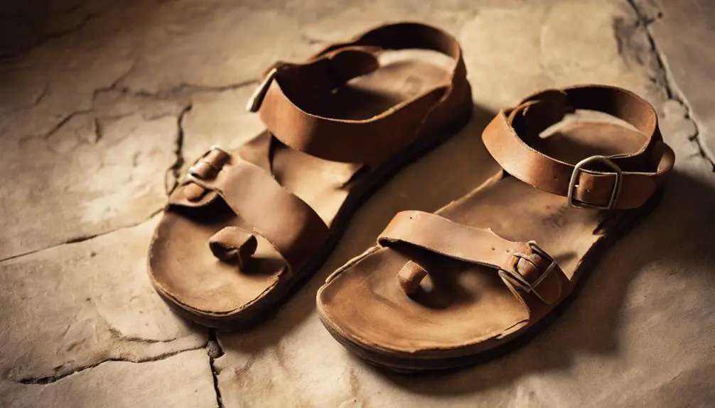 sandals of ancient times
