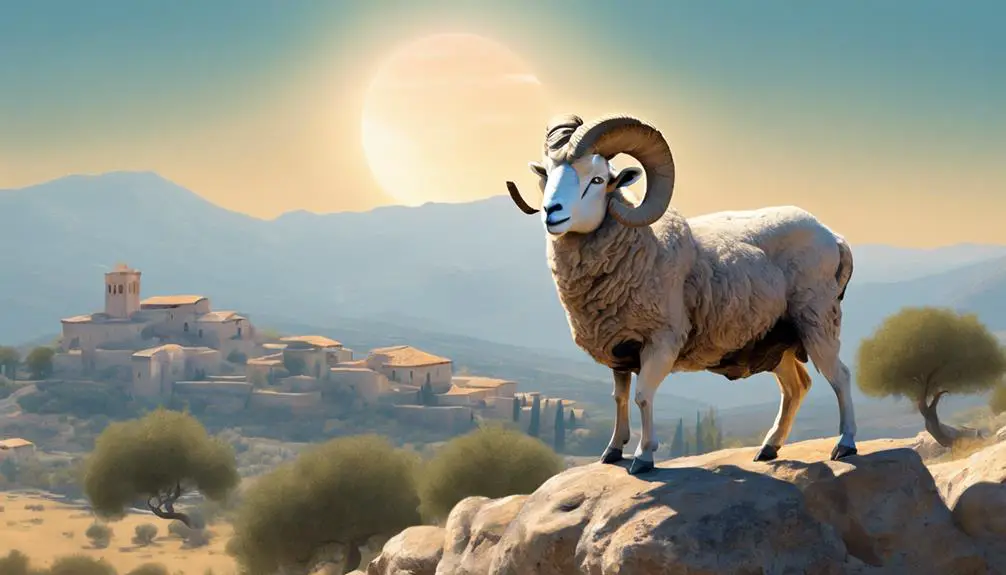 sheep symbolize power