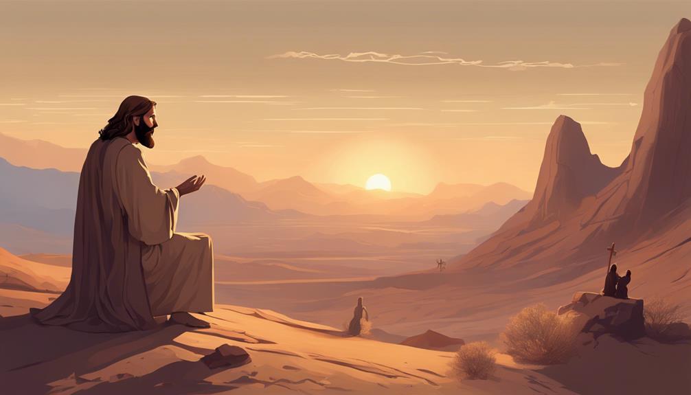 spiritual trial in desert