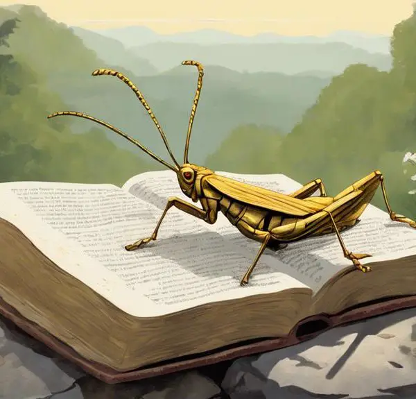 symbolism of grasshoppers in bible