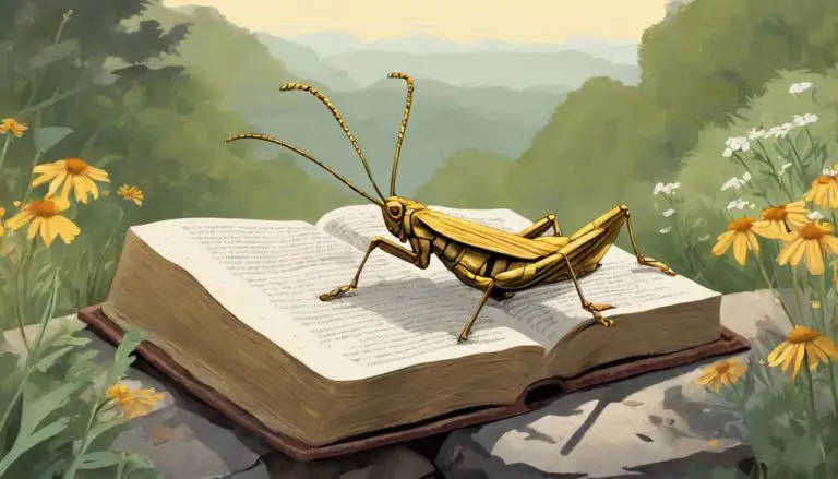 symbolism of grasshoppers in bible