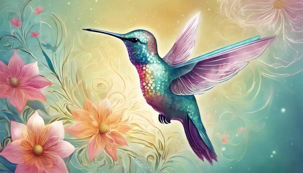 vibrant hummingbirds bring joy