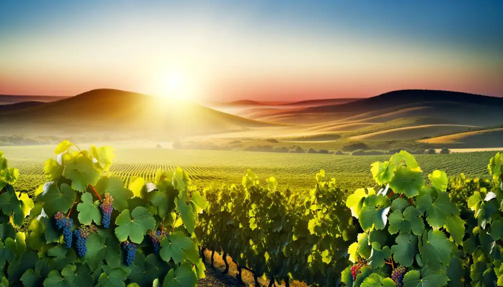 vibrant vineyards and abundance