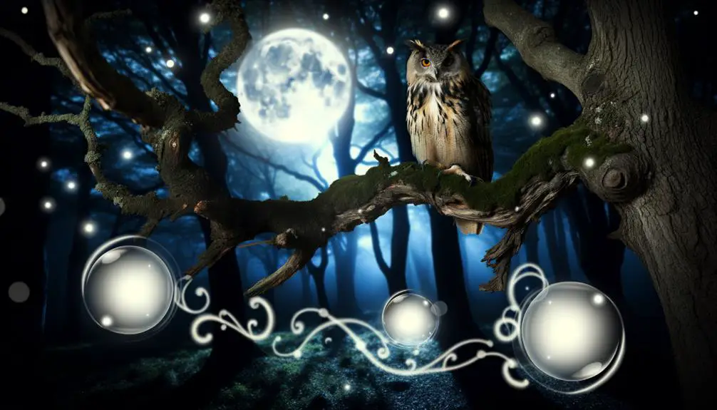 visions and owls intertwined