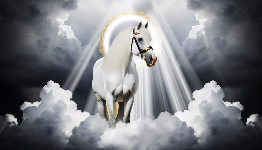white horses symbolize transformation