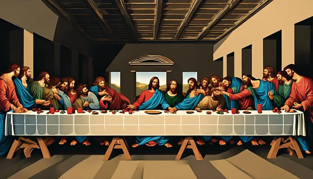 judas position at table