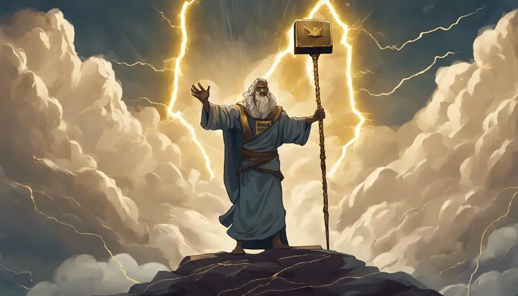 moses delivers divine laws