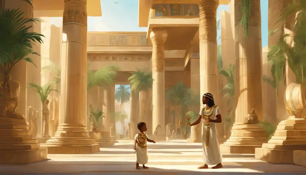 moses egyptian childhood experiences