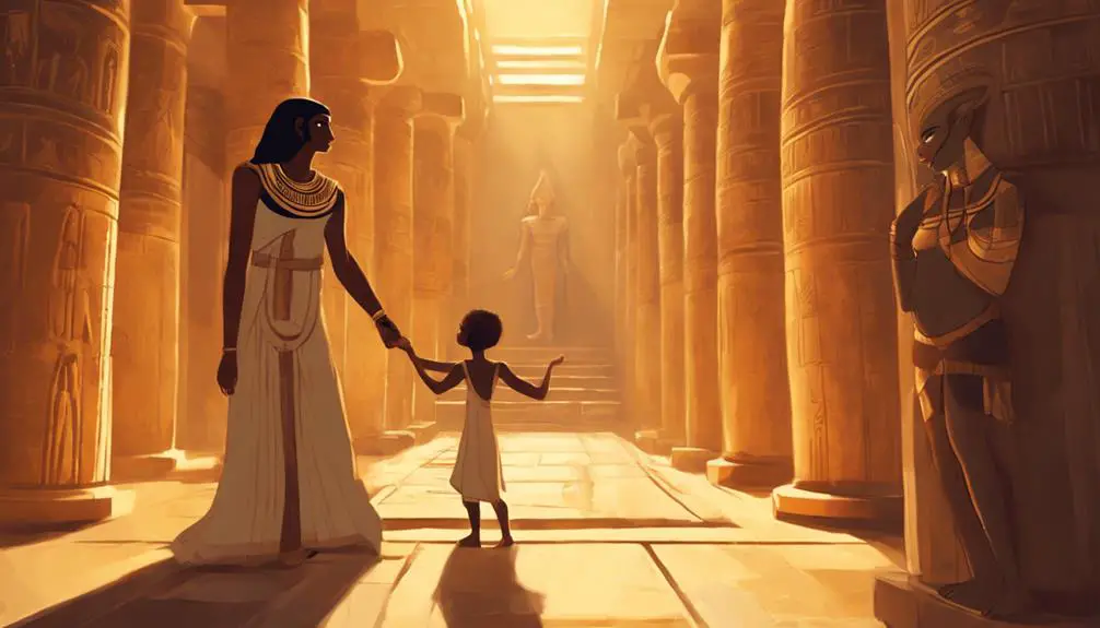 moses egyptian childhood journey